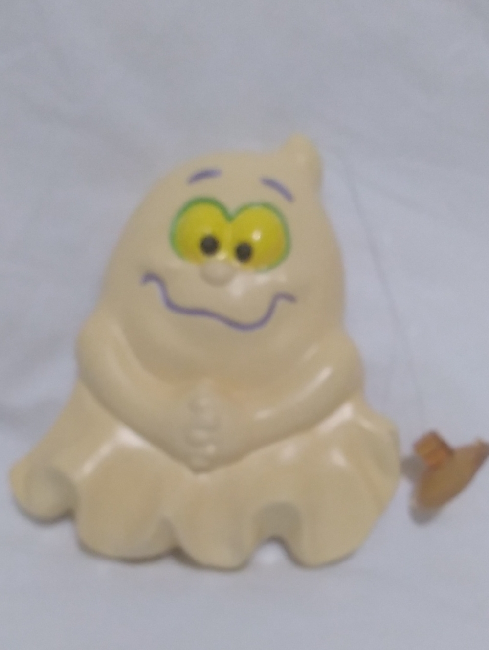 Vintage Easter Unlimited Light-Up Ghost Plastic Blow Mold from 1997. (H1)